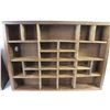 Image 3 : (2) Wood Display Shelves, Vintage Folding Square