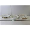 Image 1 : (3) Glass Casserole Dishes