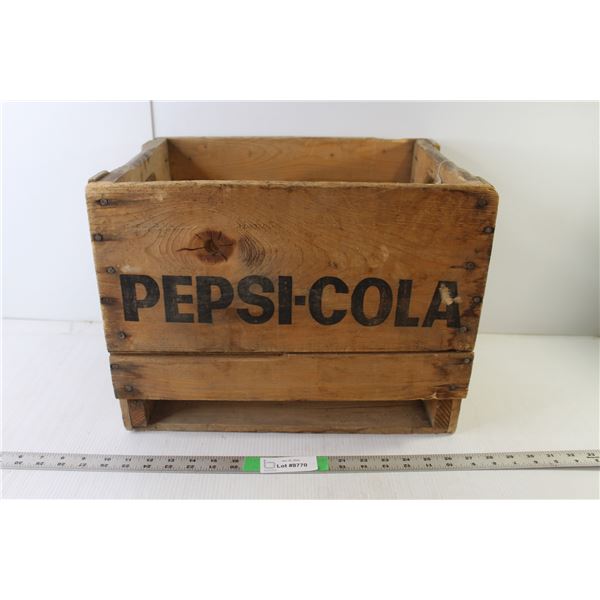 Wood Pepsi-Cola Crate