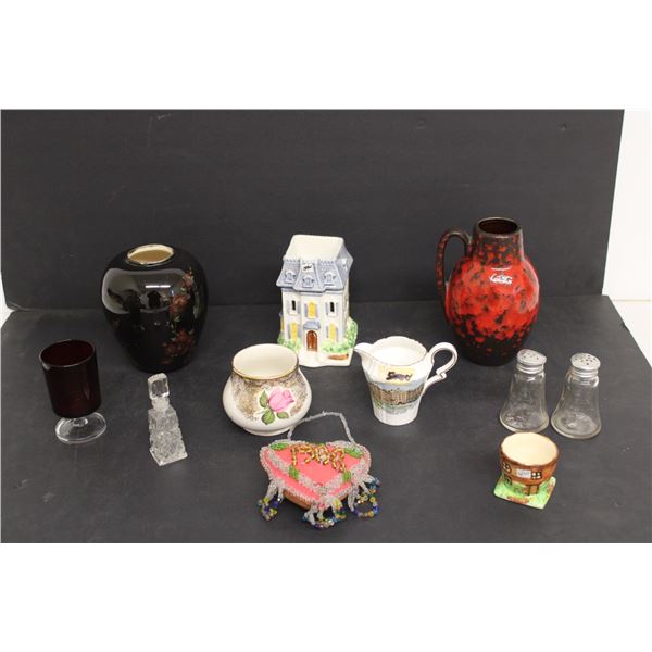 Ceramic Jars, Candle Holder, Salt & Pepper Shaker, Misc.