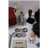 Image 4 : Fur Pieces, Icing Utensil, Vintage Makeup Case & Perfume, Misc.