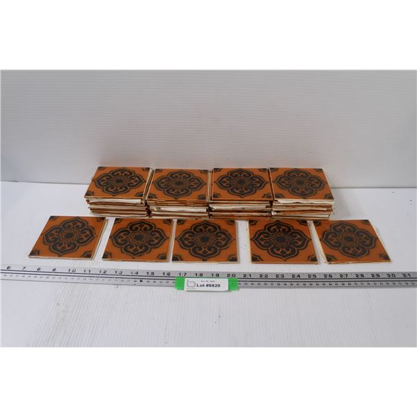 (40+) Vintage 4" Tiles - As Is