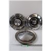 Image 1 : (3) Vintage Hub Caps: Ford, Mercury, Oldsmobile - As Is