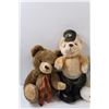 Image 2 : (3) Teddy Bears & Baby Doll
