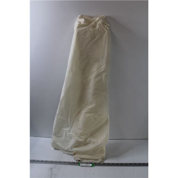 White Sewing Material Roll - Unknown Amount