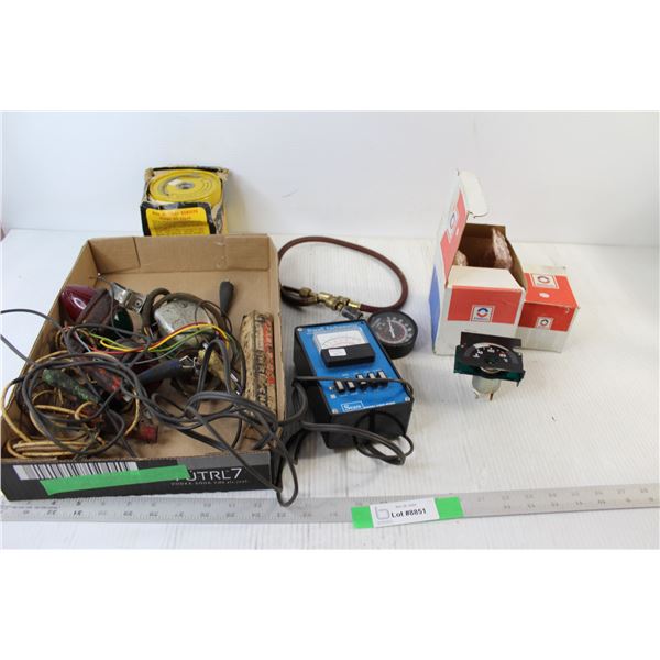 Gauge, Assorted Automotive Parts and tech
