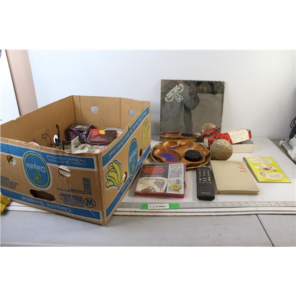 Mirror, Old Baseball, Samsung Remote, Misc.