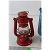 Image 2 : (2) Coloured Kerosene Lanterns