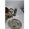 Image 4 : (3) Wooden Bowls, Keg Tap, Match Box