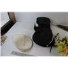 Image 4 : Artificial Flowers, Umbrella, (3) Vintage Ladies Hats