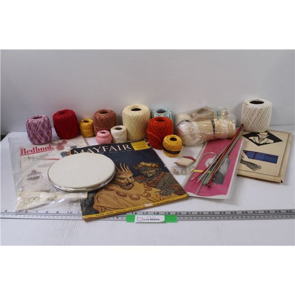 Embroidery Thread Rolls & Books, Knitting Needles, Misc.