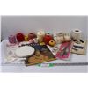Image 1 : Embroidery Thread Rolls & Books, Knitting Needles, Misc.