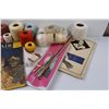 Image 4 : Embroidery Thread Rolls & Books, Knitting Needles, Misc.