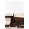 Image 3 : (5) Wicker Baskets - Assorted Sizes