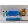 Image 1 : Various Cleaning Products in Plastic Storage Tray