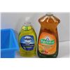Image 4 : Various Cleaning Products in Plastic Storage Tray
