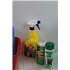 Image 4 : Various Cleaning Products in Plastic Storage Tray