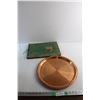 Image 1 : Copper Coated Serving Tray and Photo Album