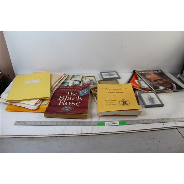 Books, Folders, Picture Frames