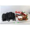 Image 1 : Christmas Model Train Set With (4) Trains