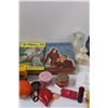 Image 3 : Avon Perfume Bottles (Various), (3) Vintage Nurse Novels, Brush & Vanity Items, Misc.