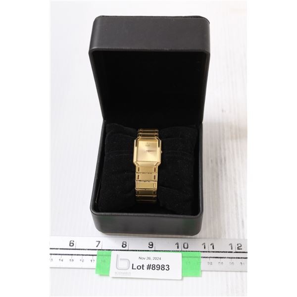 Seiko Quartz Watch in Case - May Need Battery, As Is