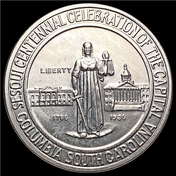 1936 Columbia Half Dollar GEM BU