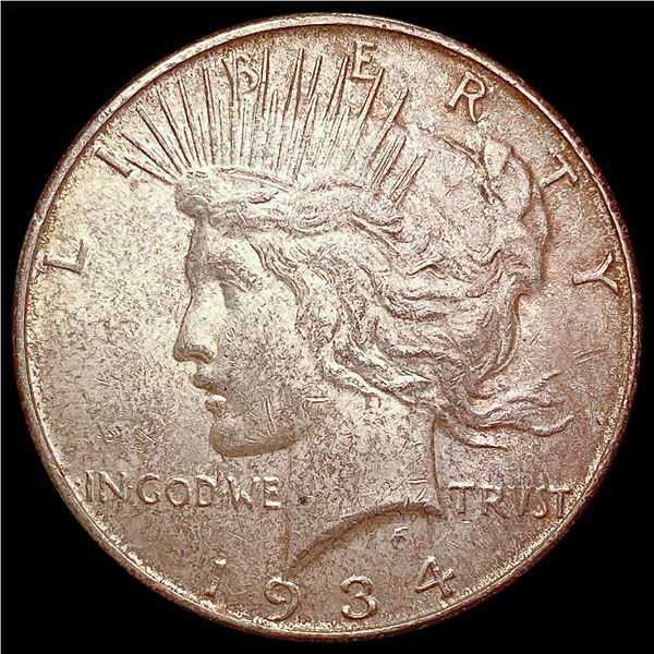 1934-D Silver Peace Dollar CLOSELY UNCIRCULATED