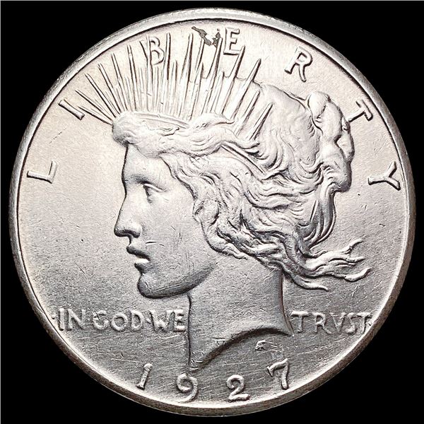 1927 Silver Peace Dollar CHOICE AU