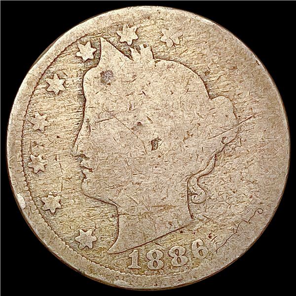 1886 Liberty Victory Nickel NICELY CIRCULATED