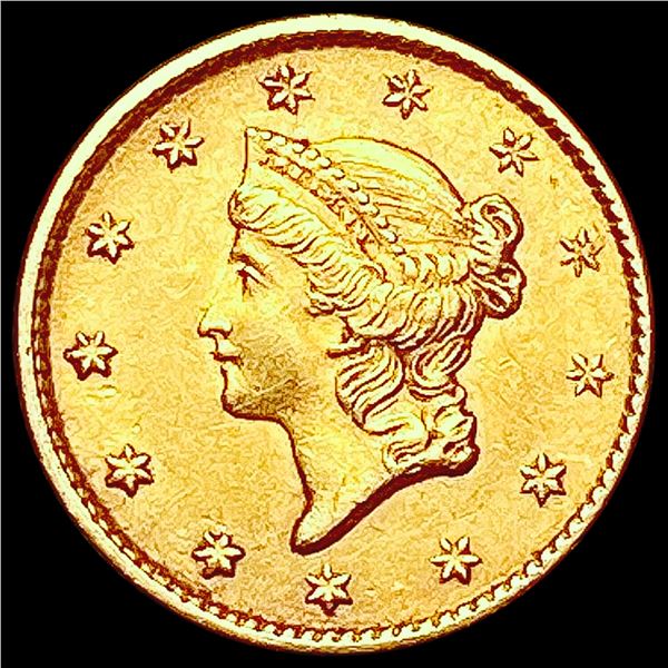 1853 Rare Gold Dollar CLOSELY UNCIRCULATED