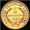 Image 2 : 1853 Rare Gold Dollar CLOSELY UNCIRCULATED