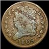 Image 1 : 1809 Classic Head Half Cent NICELY CIRCULATED