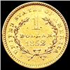 Image 2 : 1852 Rare Gold Dollar UNCIRCULATED