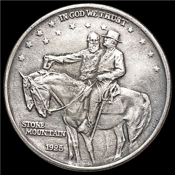 1925 Stone Mountain Half Dollar NEARLY UNCIRCULATED