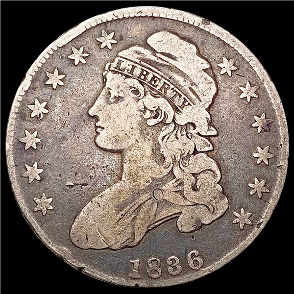 1836 Capped Bust Half Dollar LIGHTLY CIRCULATED