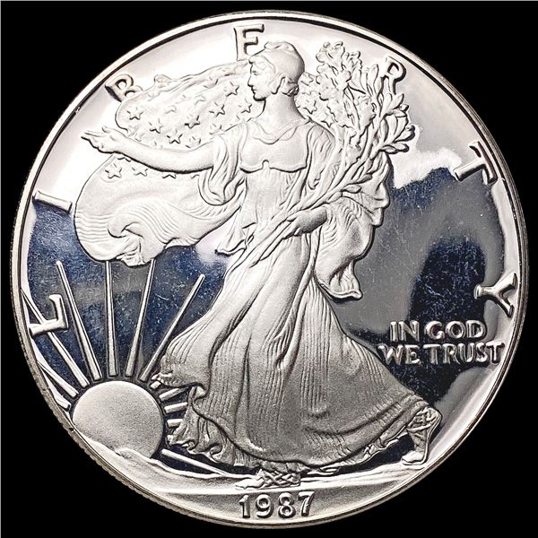 1987-S American Silver Eagle GEM PROOF