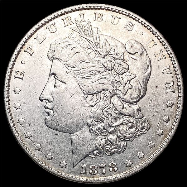 1878 8TF Morgan Silver Dollar CLOSELY UNCIRCULATED