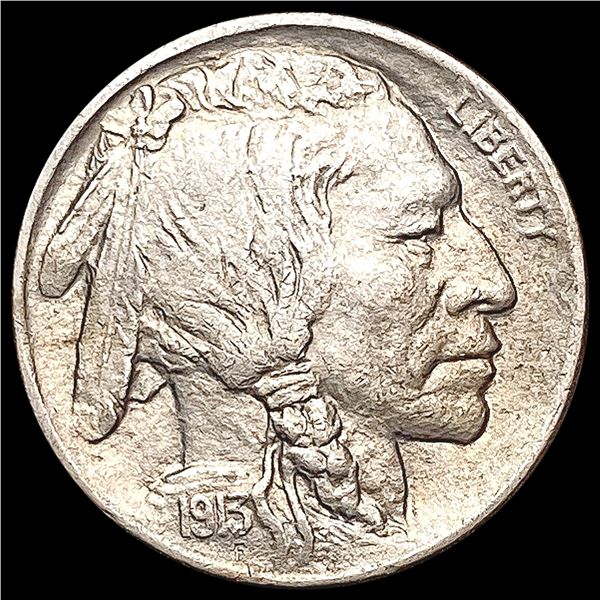 1913-D Buffalo Nickel CHOICE AU
