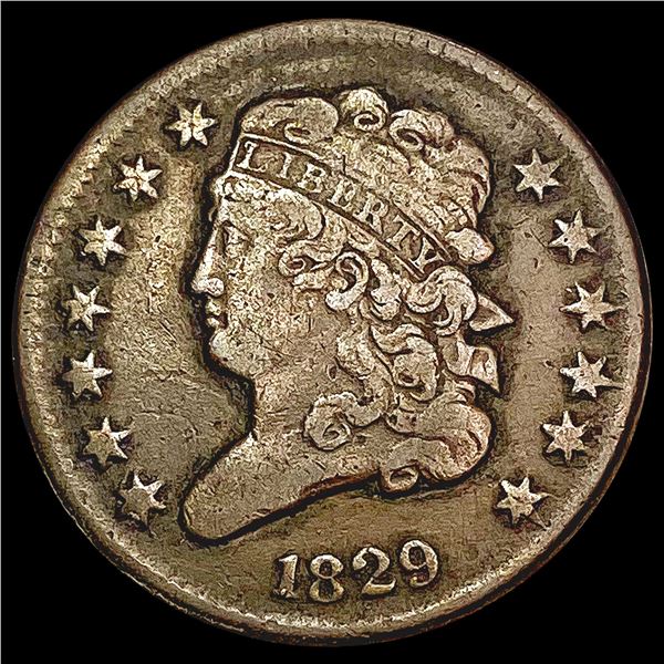 1929 Classic Head Half Cent LIGHTLY CIRCULATED