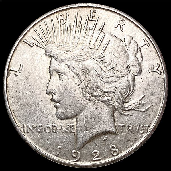 1928-S Silver Peace Dollar CLOSELY UNCIRCULATED