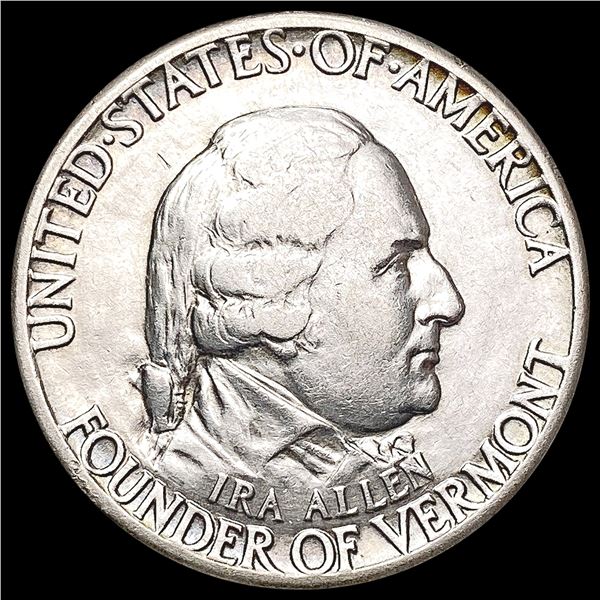 1927 Vermont Half Dollar CHOICE AU