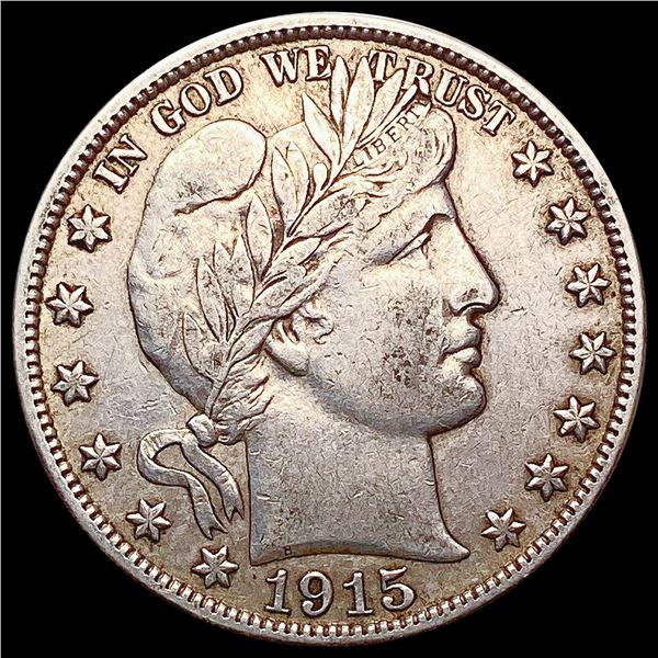 1915-D Barber Half Dollar NEARLY UNCIRCULATED