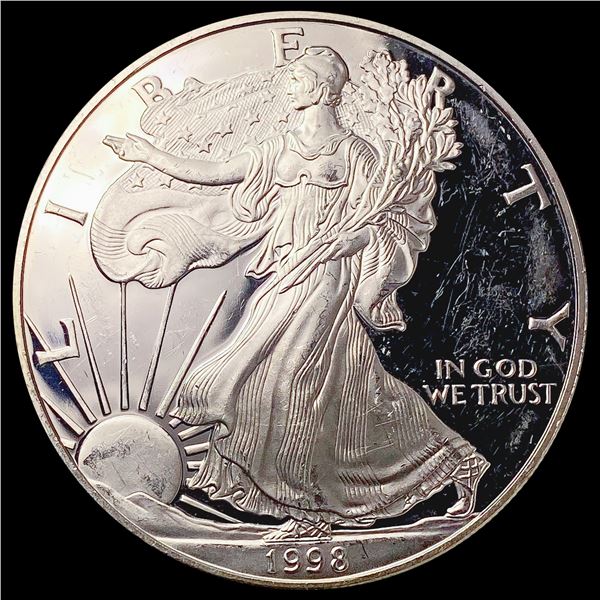 1998 Proof American Silver Eagle GEM PROOF