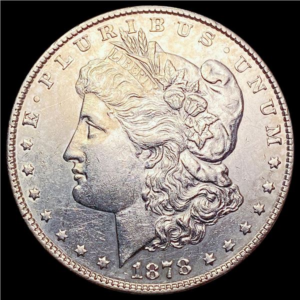 1878 8TF Morgan Silver Dollar CLOSELY UNCIRCULATED