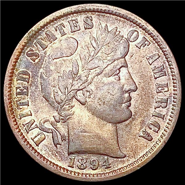 1894 Barber Dime CLOSELY UNCIRCULATED