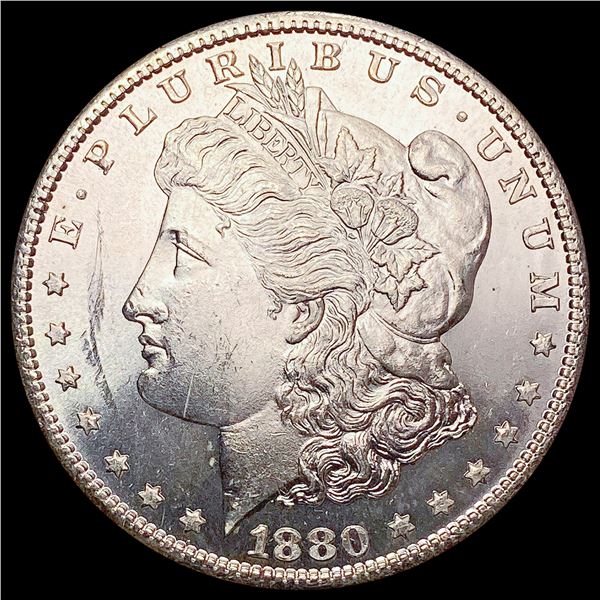 1880-S Morgan Silver Dollar GEM BU