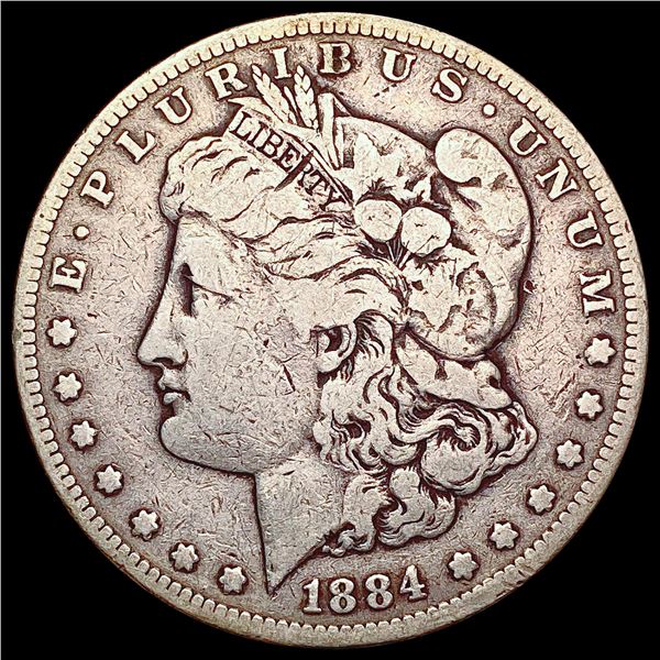 1884-S Morgan Silver Dollar LIGHTLY CIRCULATED