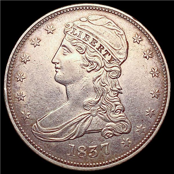 1837 Capped Bust Half Dollar CLOSELY UNCIRCULATED