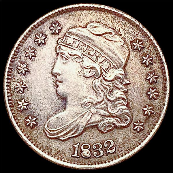 1832 Capped Bust Half Dime NEARLY UNCIRCULATED